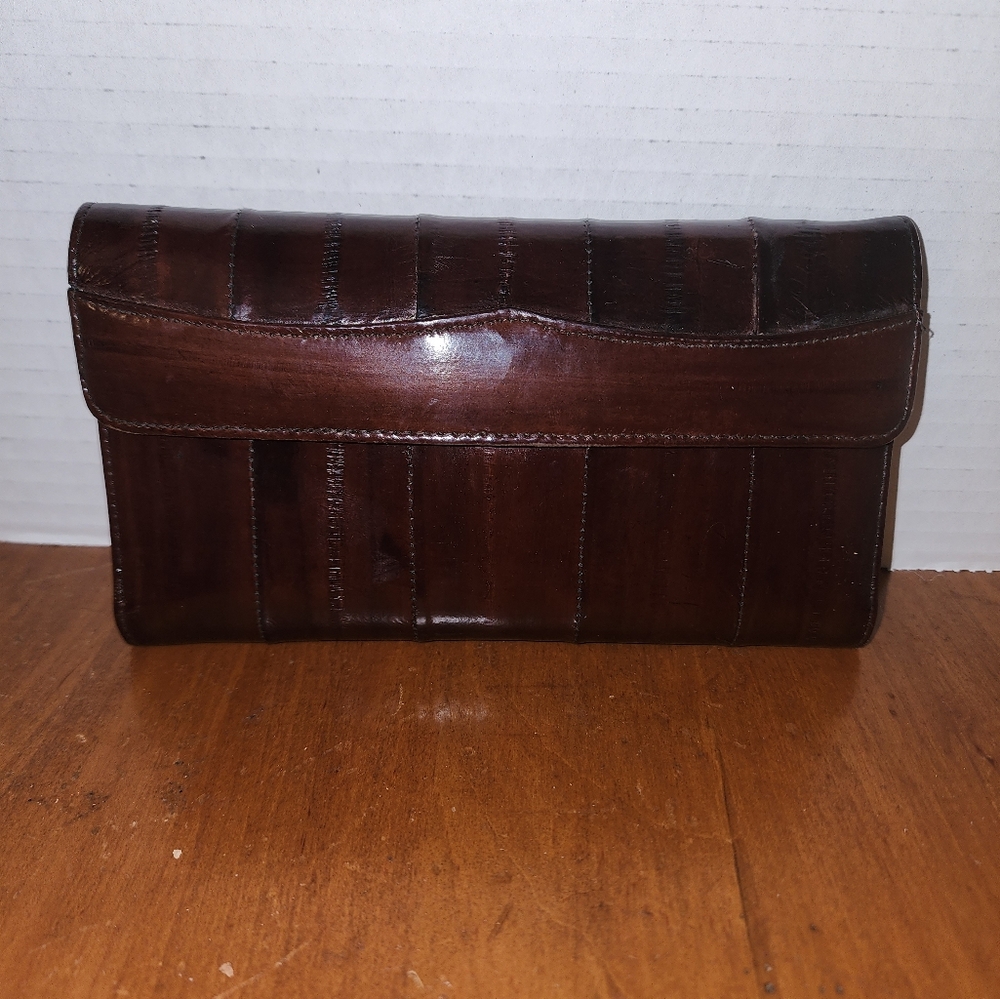 Women's Vintage Eel Skin Wallet